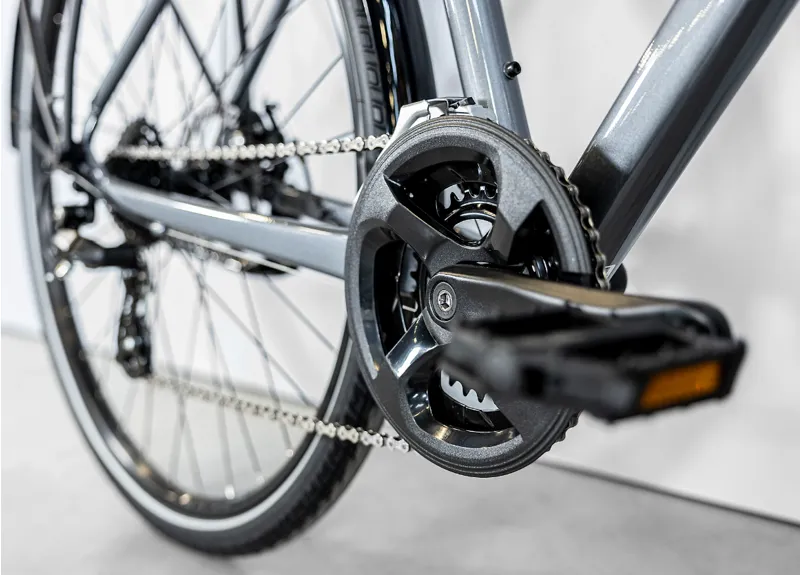 Trek Verve 1 Equipped Hybrid Bike 2024 in Galactic Grey-3